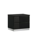 B77 Modena Black LED Italian Bedroom Set