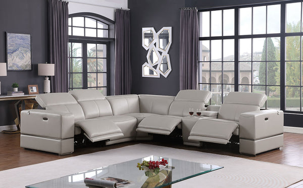 MI-1122-6pcs Franco (L.T. Grey)Sectional