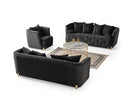 Elit Charcoal Living Room Set