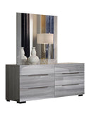 Premium Collection Italian (Grey) Bedroom Set