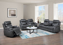 S2121 Ethan (Dark Grey) Reclining Living Room Set