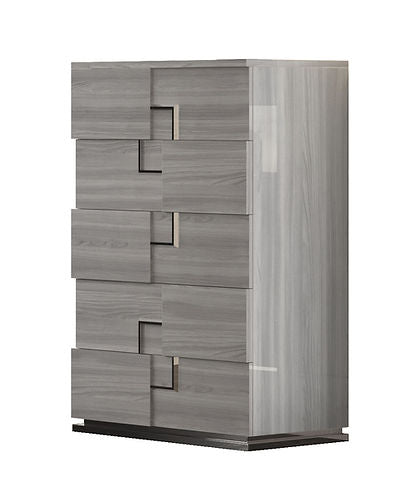 Infinity Italain Collection (Grey) Bedroom Set