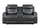 S2121 Ethan (Dark Grey) Reclining Living Room Set