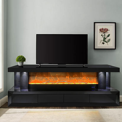 A-TV02 HAVANA BLACK TV STAND