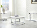 Echo 3-Piece Marble Top Set(Cocktail & 2 End Tables)