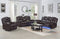 Party Time Brown Power Reclining Living Room Set