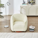 Elise Cream Boucle Swivel Chair