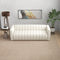 Clara Beige Boucle Channel Tufted Sofa