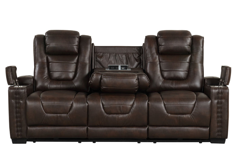 Eric Brown Leather 3 Piece Living Room Set