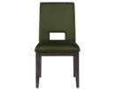 Evan Green Velvet Side Chair