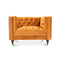 Houston Burnt Orange Velvet Lounge Chair