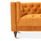 Houston Burnt Orange Velvet Lounge Chair