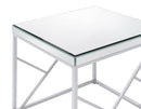 Evelyn End Table, Chrome