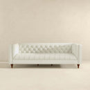 Houston Beige Boucle Luxury Chesterfield Sofa