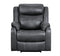 Yerba Gray Microfiber Lay Flat Reclining Chair