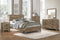 Mandan Weathered Pine Panel Bedroom Set