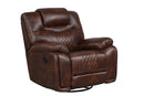 Galveston Brown Leather Reclining Living Room Set