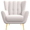 Gianna Cream Tufted French Boucle Armchair