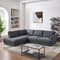 Glander Grey Linen RAF Sectional