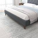 Graceville Dark Grey Platform Bed King