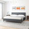 Graceville Dark Grey Platform Bed Queen