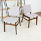 Gusto Mid-Century Modern Fabric Dining Chair (Set of 2)