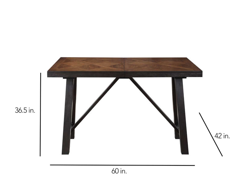 Halle 60-78-inch Counter Table w/18-inch Leaf