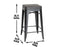 Hank 30″ Backless Bar Stool