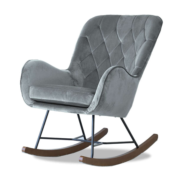 Hannah Dark Grey Rocking Chair