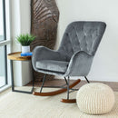 Hannah Dark Grey Rocking Chair