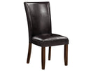 Hartford Vegan Leather Side Chair, Brown, Set of 2