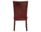 Hartford Vegan Leather Side Chair, Red, Set of 2