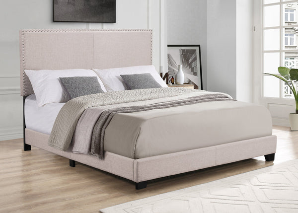 Arin Sand/Beige Linen Full Bed