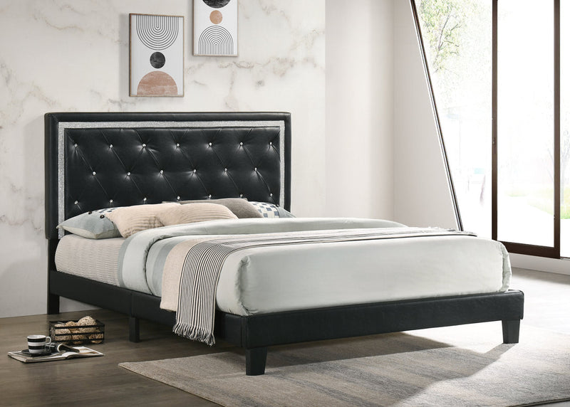 Armada Black Full Platform Bed