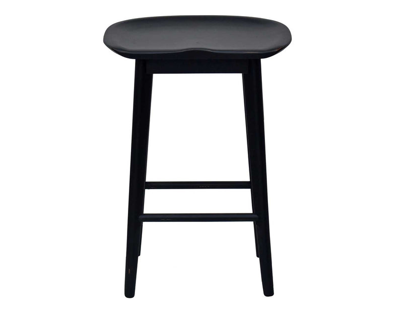 Hilton 24″ Backless Counter Stool, Black