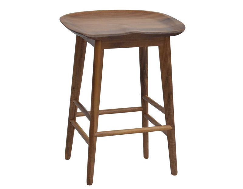 Hilton 24″ Backless Counter Stool, Natural