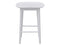 Hilton 24″ Backless Counter Stool, White