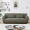 Hucks Olive Green Leather Sofa