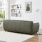 Hucks Olive Green Leather Sofa