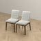 Ines White Boucle Dining Chair (Set of 2)