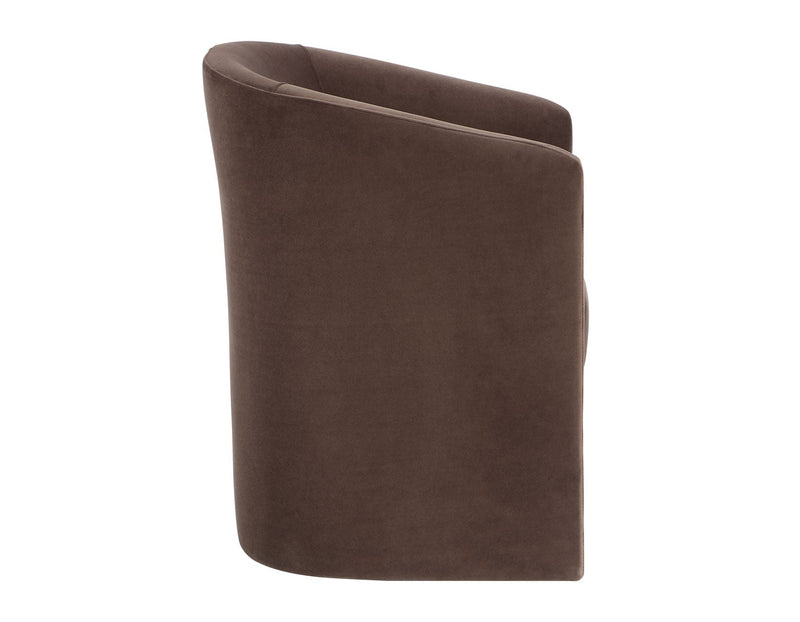 Iris Upholstered Chair, Cocoa