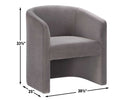 Iris Upholstered Chair, Fog