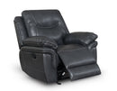 Isabella Manual Glider Recliner, Grey