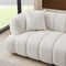 Jasmin Mid-Century Modern 89.7'' Upholstered Sofa Boucle / Cream