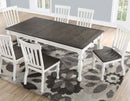 Joanna 64-80 inch Dining Table w/ 16″Leaf