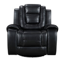 Jordan Black3 Piece Reclining Living Room Set