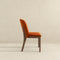 Kaitlyn Mid-Century Modern Burnt Orange Velvet Dining Chair (Set of 2)