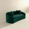 Kante Mid-Century Modern Green Velvet Sofa