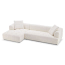 Kaynes Ivory Boucle LAF Sectional