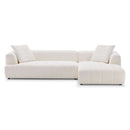 Kaynes Ivory Boucle LAF Sectional